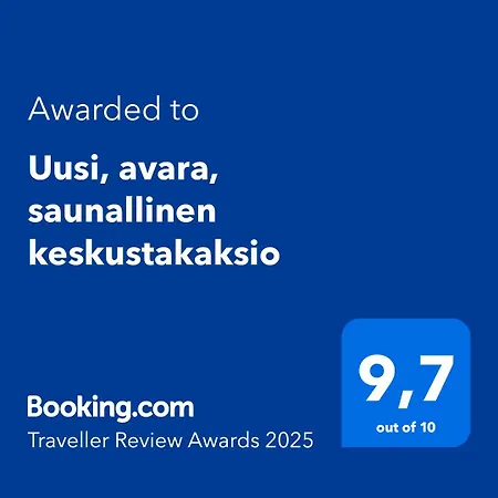 Uusi, Avara, Saunallinen Keskustakaksio * Tampere